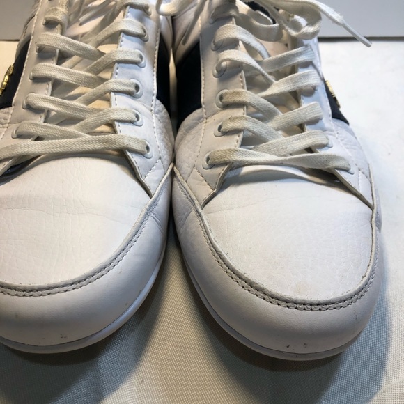 Lacoste Chaymon Sneaker Size 11 Men’s White/Navy/Gold - Picture 9 of 16
